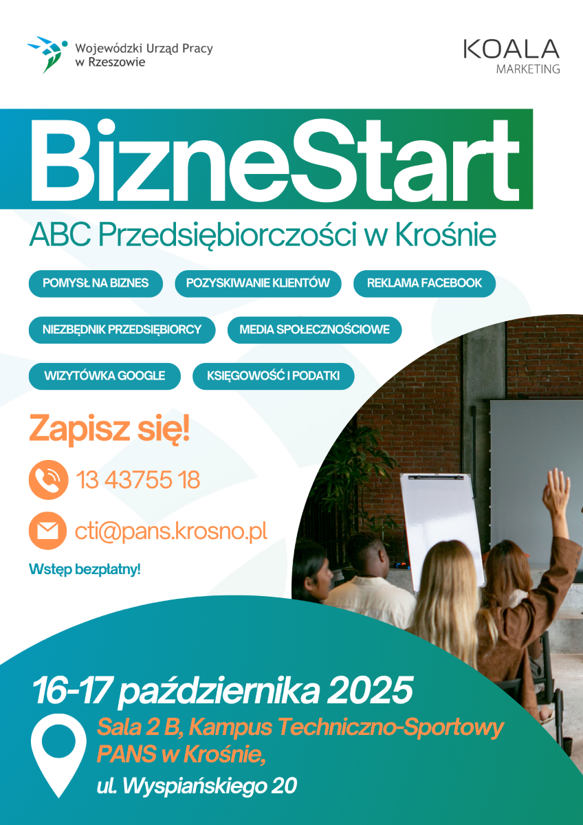 Zdjęcie artykułu Darmowe warsztaty - ABC Przedsiębiorczości BizneStart