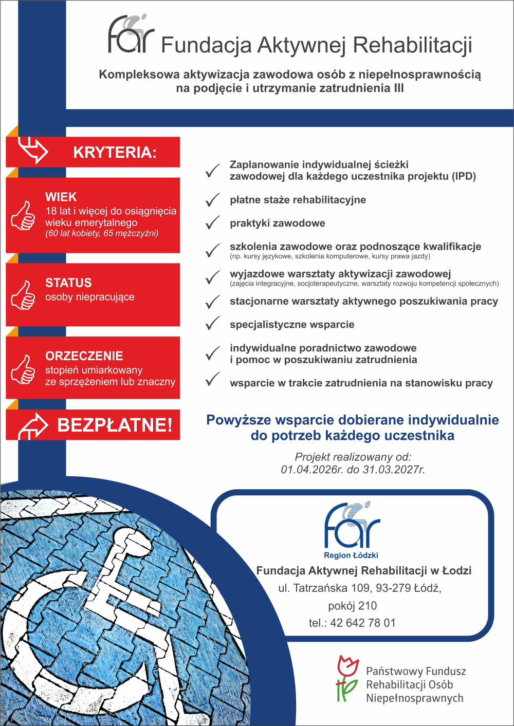 Plakat z Informacjami o projekcie